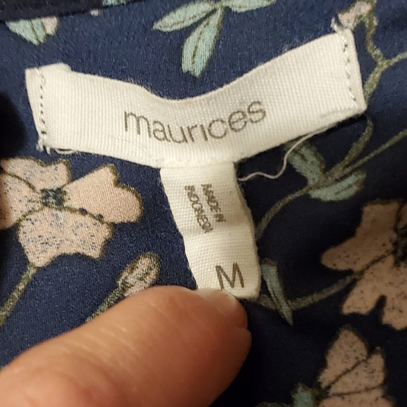 Maurices flowered blous3 - Picture 2 of 2